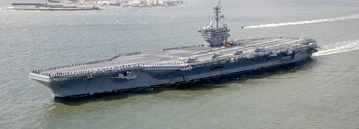 USS George Washington (CVN 73) departs Naval Station Norfolk, April 25, 2024